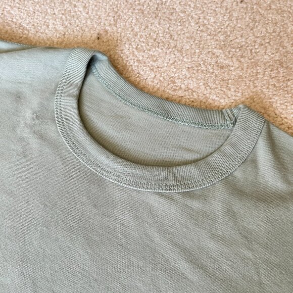 New Seafoam Green Sweat Set, 100% Cotton, Unisex, Small, Shorts and a T-Shirt - Picture 5 of 8